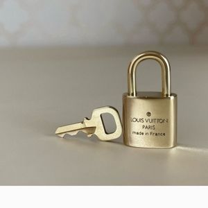 Louise Vuitton padlock with chain